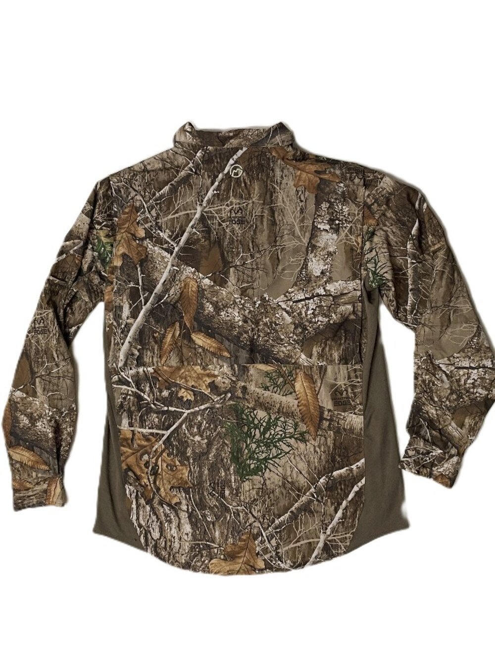 Magellan Hunt Gear Shirt Mens Small Realtree Camo Long Sleeve Polyester Vented - Picture 3 of 14